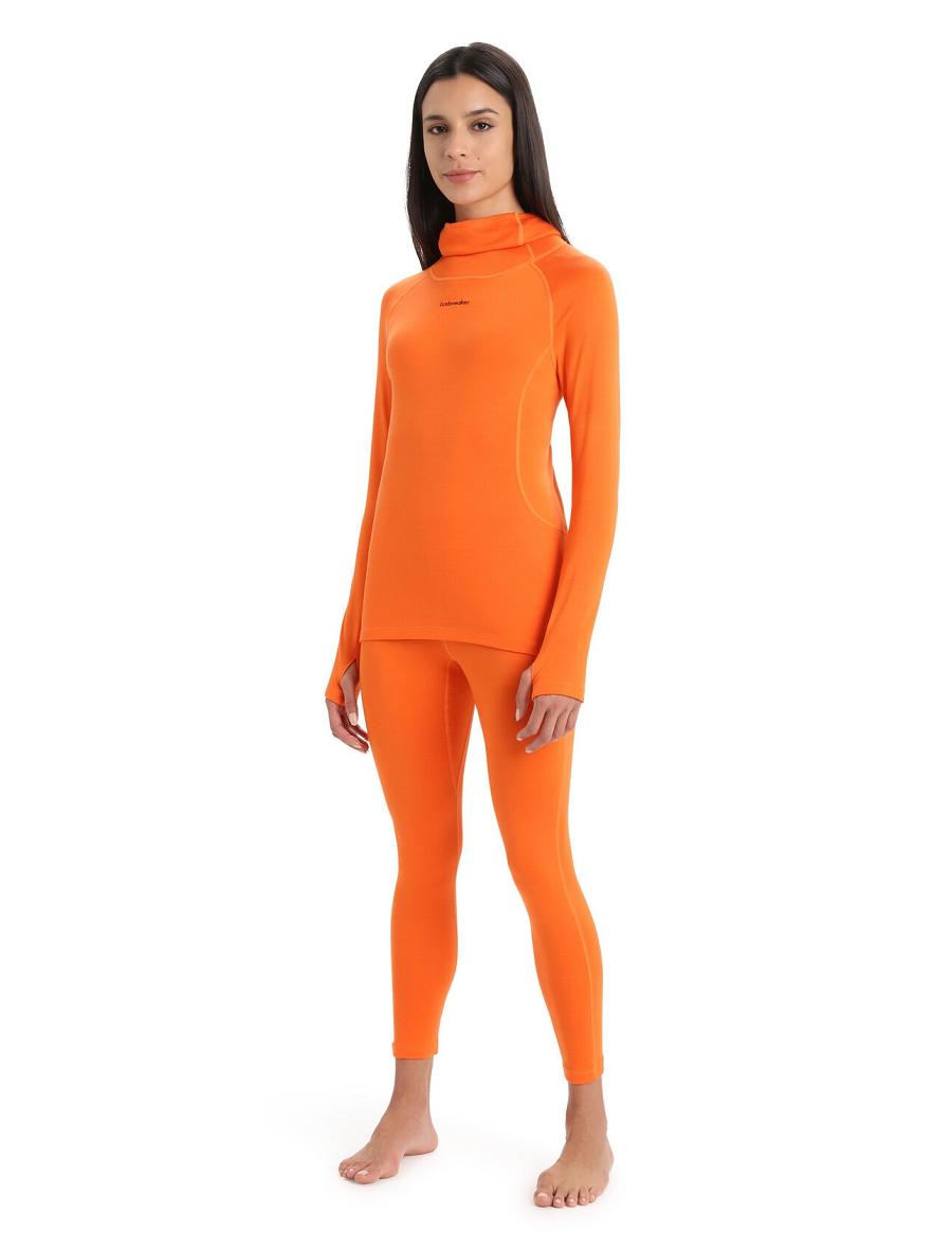 Flash Icebreaker MerinoFine™ Long Sleeve Roll Neck Women's Base Layers | AU 1894LISH